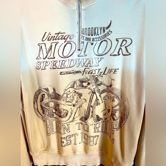 Buckle Vtg Motor Speedway Fast Life Sweatshirt sz Small - Picture 4 of 9